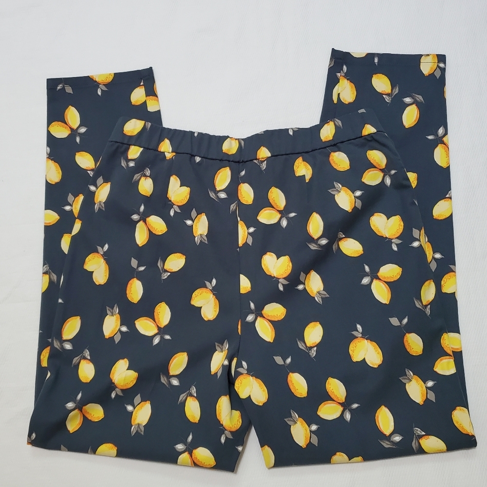 Lemon Way Lemon Print Flawless Twill Pull On Ankl… - image 6